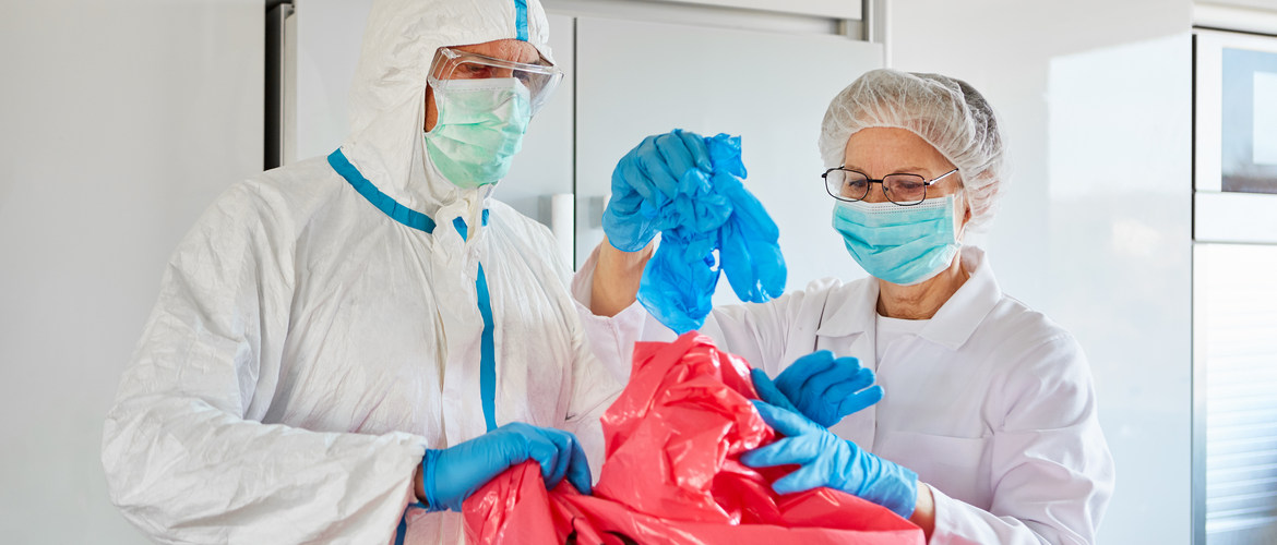 Как правильно снимать стерильные медицинские перчатки